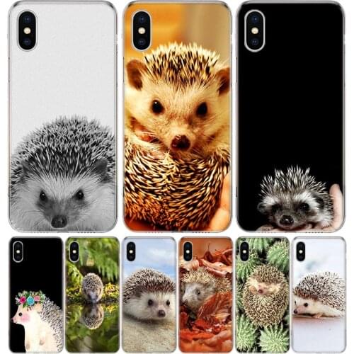 Cute Hedgehog Cover Phone Case For Samsung Galaxy S10 S20 Ultra Note 10 9 8 S9 S8 J4 J6 J8 + Lite Plus Pro S7 Coque