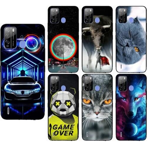 Animal Colorful Case for ITEL A48 Silicone Soft Covers for Itel A48 Case Protector Baicvery Back Covers