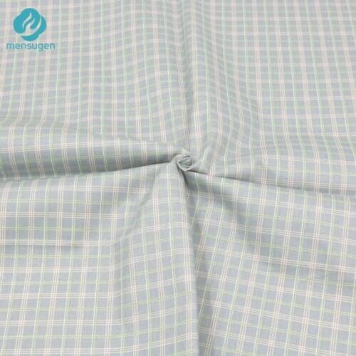 Mensugen 50cm*160cm Color Lattice Cotton Fabric for Patchwork Pillows Baby Crib Shirt Sewing Material Bed sheets Textile