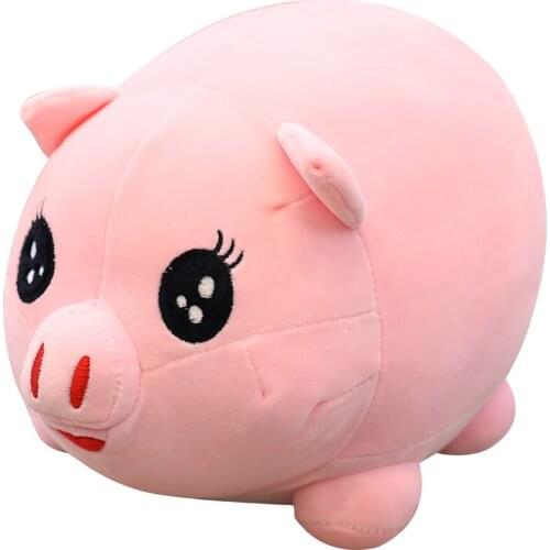 Pop naughty pig plush doll big soft stuffed fat pink piggy round pigs toy animals pillow for children gift 28inch 70cm