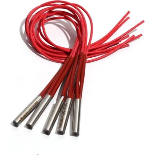 5PCS 16mm 25~35mm 201SUS Cartridge Heater Tubular 110V/220V/380V Electric Mould 100W/110W/120W/140W Heating Resistance Element