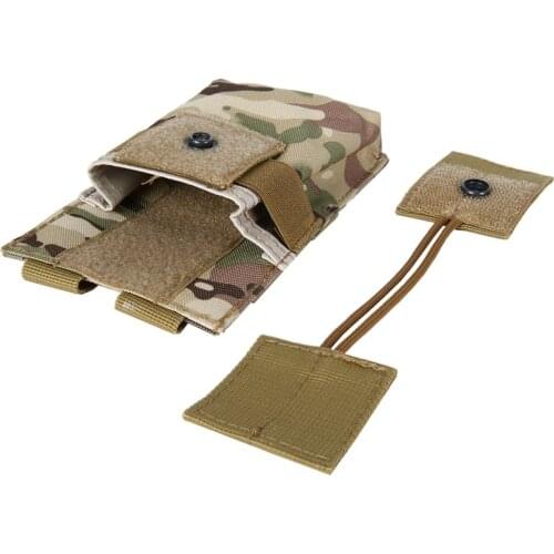 Nylon Adjustable Radio Case Holder Walkie Talkie Molle Pouch Open Top Magazine M4 Mag Pouch