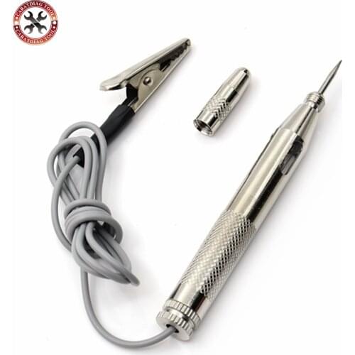 New Car-Styling DC 6V 12V 24V Light System Test Probe Lamp Continuity Car Electronic Voltage Circuit Tester Diagnostic Cable