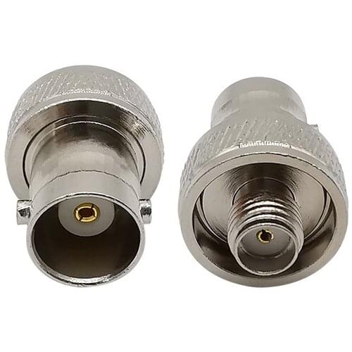 2Pcs SMA Female to BNC Female Jack Convert Adapter Connector for Two Way Radio BaoFeng UV-5R FD-880