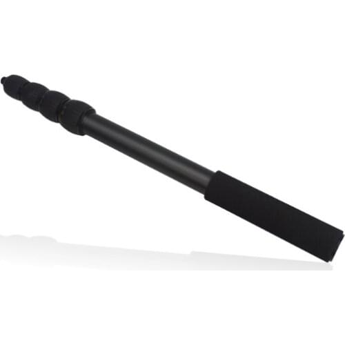 1.5M Portable Handheld Microphone Boom Aluminum Construction with Easy Twist Locks and Padded Handle for Zoom Microphones