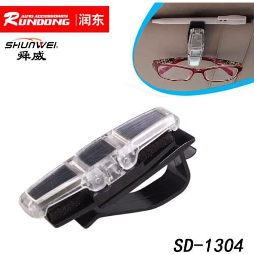 Car sunshade glasses clip note 180 rotation 2 head can clip SD-1304