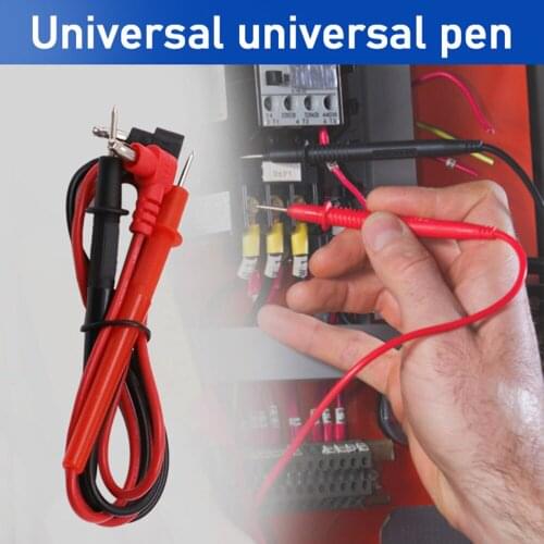 Test Lead Wire Universal Digital Multimeter Pen Thin Tip Needle For Testing Electrical Wiring Circuits 1000V Metal Cable Tester