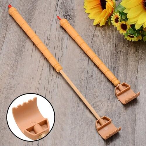 1PC Back Telescopic Scratcher Flexible Massager Extendable Bamboo Plastic Back Scraper Tickling Stick For Foot Bady