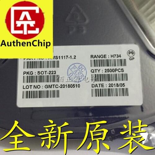 10pcs 100% orginal new in stock AMS1117-1.2 Regulated Power Supply Chip Step-down IC SMD SOT-223