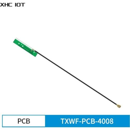 10pcs/lot 2.4GHz 5.8GHz PCB Built-in Antenna 2dBi 50 Resistence 2W IPEX-1 Interface XHCIOT TXWF-PCB-4008