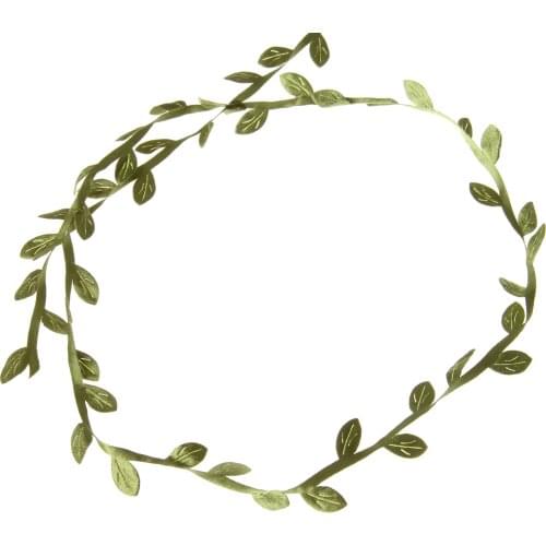 5M Cloth Artificial Wreath Leaves Wedding Decor For Decorative Flowers DIY Christmas Wedding Cake Gift Box Party Home Decoration