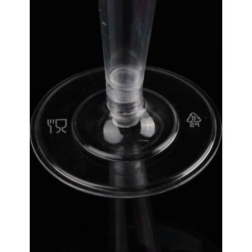 6PCS 180ml Party Wedding Supply Disposable Goblet Hard Plastic Champagne Glass