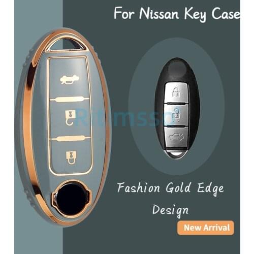 Full Cover New Soft TPU Car Key Case for Nissan Qashqai J10 J11 X-Trail T31 T32 Kicks Tiida Pathfinder Murano Note Juke