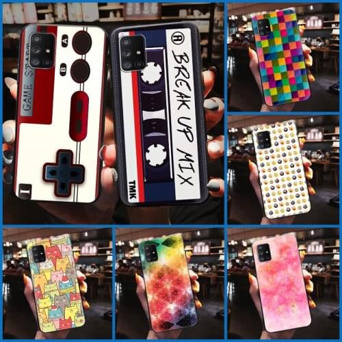 Anime Holder for mobile phone Phone Case For Samsung Galaxy A71 5G Luxury New Arrival New Shockproof