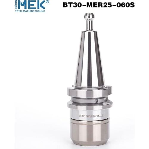 MEK BT30 ER25 60L tool holder with One - piece pull nail for CNC machining center spindle milling engraving machine