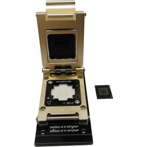 EMMC test socket to SD Interface Nand flash pogo pin BGA153/169 reader Chip Size 12x16mm Pitch 0.5mm smart phone date recovery K