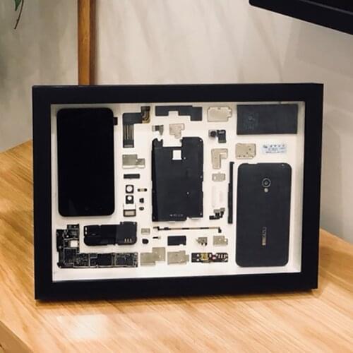 Mobile Phone Dismantling Mounting Frame,3D Box Frame Hollow 2CM A4 For DIY Crafts Display