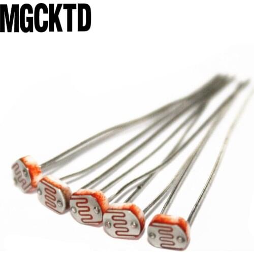 GL5528 photoresistor photoelectric switch element photodetector element 5MM
