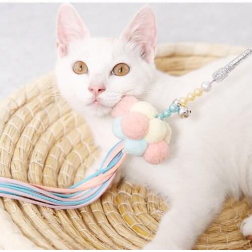 Pet Toy Fairy Cat Stick With Tassel Cat Toy With Bell Pet Products Funny Toy for Cats Cat Catcher Teaser Funny Cat Toy