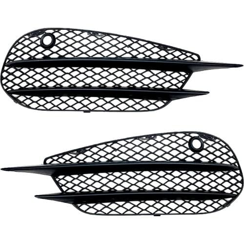 For Mercedes Benz C Class W205 2015-2018 AMG Line C180 C200 C260 Front Bumper Fog Light Grills Accessories Car Styling