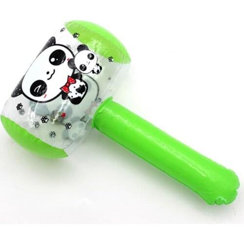 Portable Children Inflatable Cartoon Bell Hammer Toy Party Favor Birthday Gift Inflatable Toys Outdoor Fun Toys