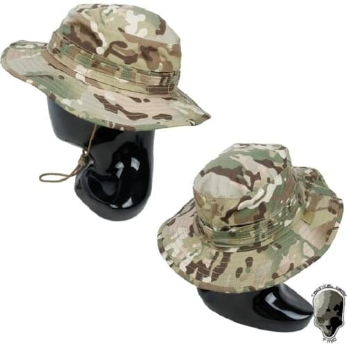 Sports Tactics 001 Camouflage Benny Hat Outdoor Large Edge Hat Leisure Sunshade Hat MC Fabric