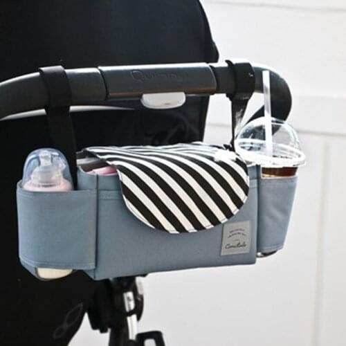 Baby Stroller Organizer Bag Mummy Diaper Bag Hook Baby Carriage Waterproof Large Capacity Stroller Accessories Travel Nappy Bag
