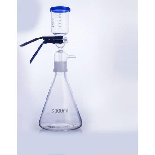 High quality 2000ml/1000ml sand core filter device solvent filter suction device with free tube