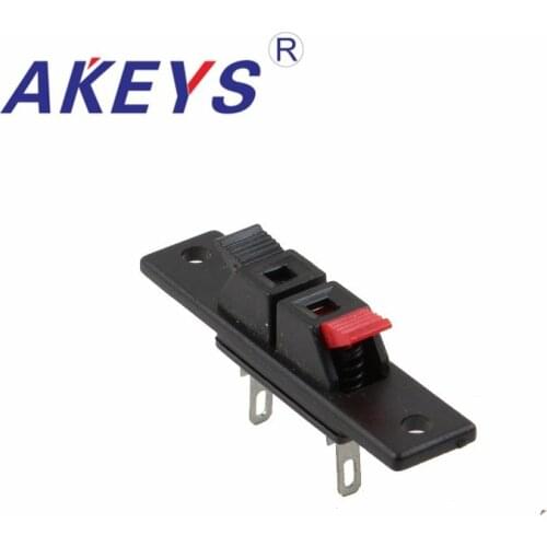 10PCS WP2-4A 2 way Black WP Series Socket speaker terminals for audio speaker