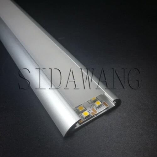 10Packs x 2m led cupboard profile for high poer strip, cabinet aluminium profile with cover for 26mm led strip AP2602