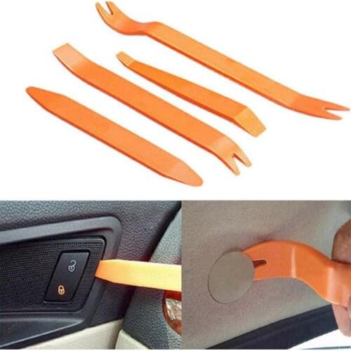 4pcs Portable Auto Car Radio Panel Door Clip Panel Trim Dash Audio Removal Installer Pry Kit Repair Tool Pry Tool Hand Tools