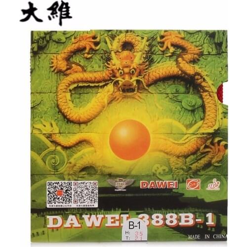 Dawei 388b-1 Quick Attack) Short Pips-out Table Tennis (PingPong) Rubber With Sponge