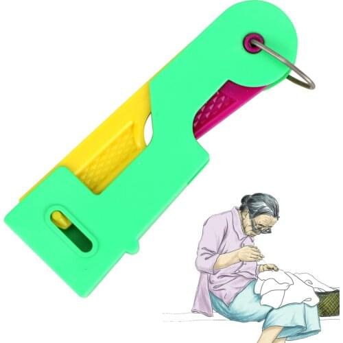 Sewing Tool Elderly Guide Needle Easy Device Use Tool Automatic Needle Threader 5 Pcs/set Sewing Needlework Accessories