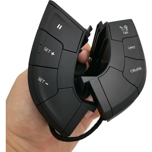 Car Cruise Control Switch Button Steering Wheel Speed Control Buttons For Peugeot 508 2013 2014