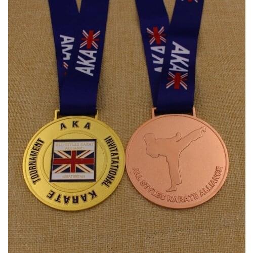 High Quality Crafts Gifts Metal Karate Medal