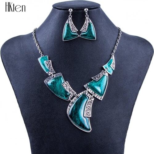 MS1504340 Fashion Jewelry Sets Hight Quality 3 Colors Necklace Sets For Women Jewelry Antique Design Gifts