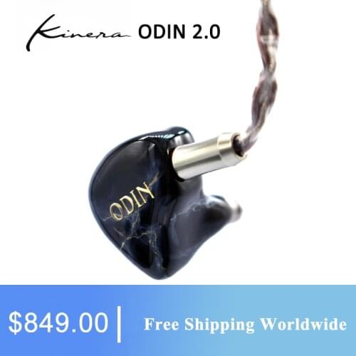 Kinera ODIN 2.0 K8 8BA In Ear Earphones Hifi Balanced Armature Earphones Ear hook Noise-Cancellation Earbuds