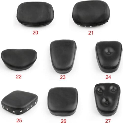 Artudatech Custom Backrest Back Rest Cushion Pad For Motorcycle For Honda Shadow For Suzuki For Kawasaki Bikes Cruiser