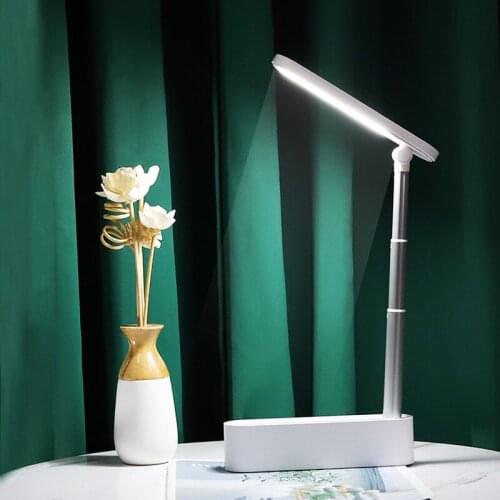 Portable Table Lamp LED Desk Lamps Foldable Telescopic Rechargeable Reading Book Night Light Luminaria for Office Bedroom Study