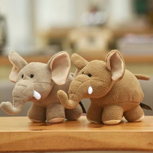 Lovely gray or brown elephant plush toy baby toy Christmas gift h0128