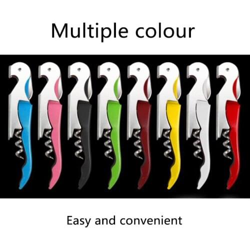 Stainless Steel Wine Cap Opener Beer Cap Bottle Opener Multifunction Cork Screw Corkscrew Kitchen Accessories Bar Tools