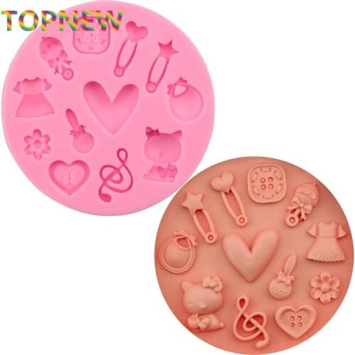 Cartoon shape silicone soap mold,Fondant Cake Decorating styling Tools, bakeware,cooking tools kitchen accessories 2273