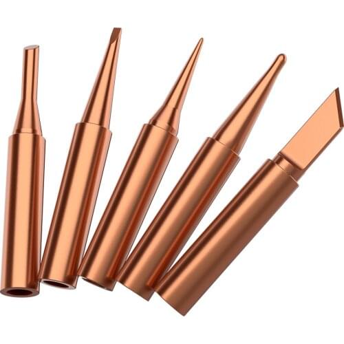 900M Series Pure Copper Universal 936 Soldering Station Soldering Iron Tip Sting Welding Tools 900M-T-K 900M-T-B 900M-T-I