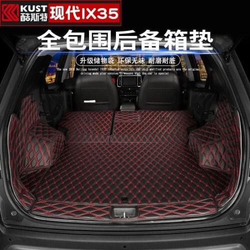 Full-enclosed 3D car trunk mat modified boot mat For Hyundai IX35 2018 2019 Car-covers ,Car-Styling
