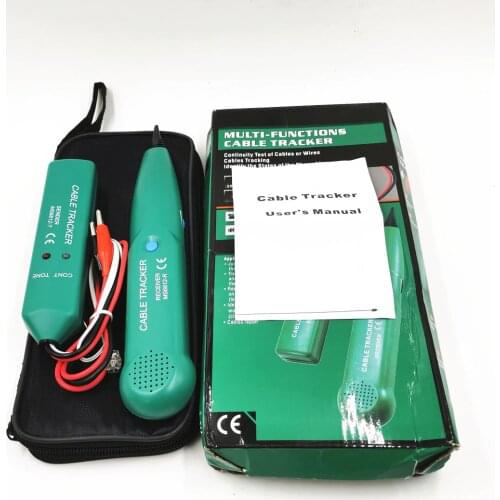 1 pcs MS6812 Wire Network Telephone Cable Tester Line Tracker with carry bag Telephone Networking Tools wholesale