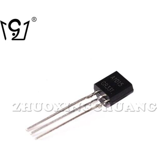 100PCS 2SA1015 A1015 TO-92 0.15A/50V direct-inserted triode audio power tube