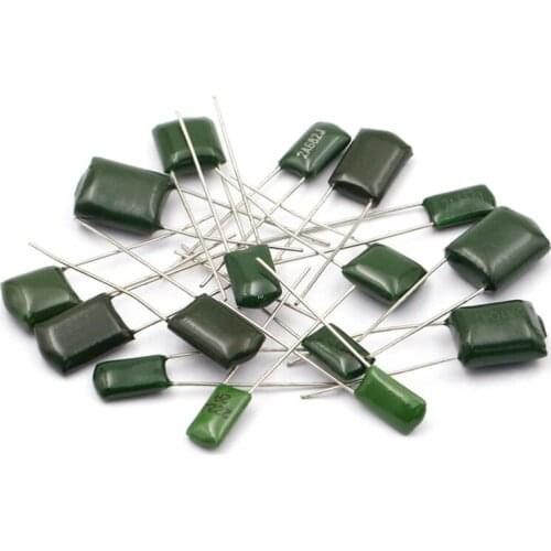 20pcs Polyester film capacitor 250V 400V 1000V 2.2nF 4.7nF 10nF 22nF 68nF 100nF 2E222J 2E472J 2E223J 2E683J 2E104J 2G103J 3A332J