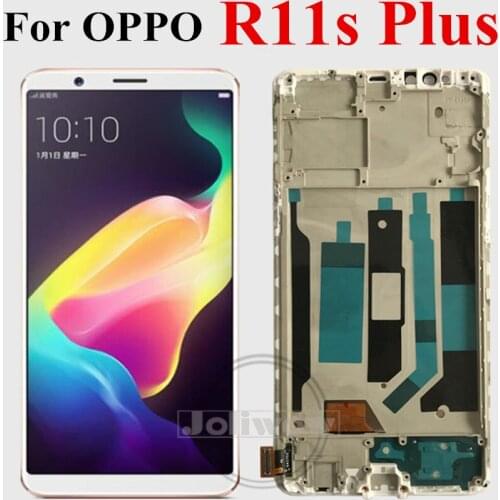 6.43" For OPPO R11s Plus CPH1721 LCD Display Touch Panel Screen Digitizer Sensor Assembly with Frame for Oppo R11 S PLUS Lcd
