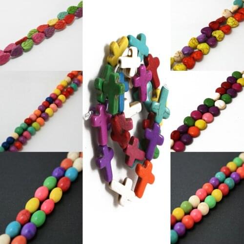Promotion!!!Wholesale Multicolor Synthetic Spacer Loose Beads to Pick Size For Necklace Bracelet DIY