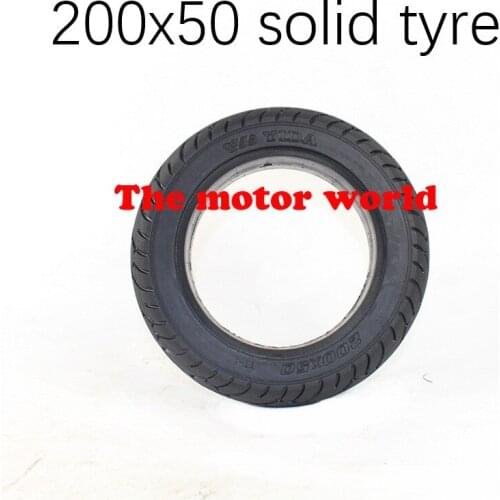 Free Shipping High Performance 200x50 Solid Tire Explosion-proof Fit 200x50 Self Balancing Electric Bike Scooter